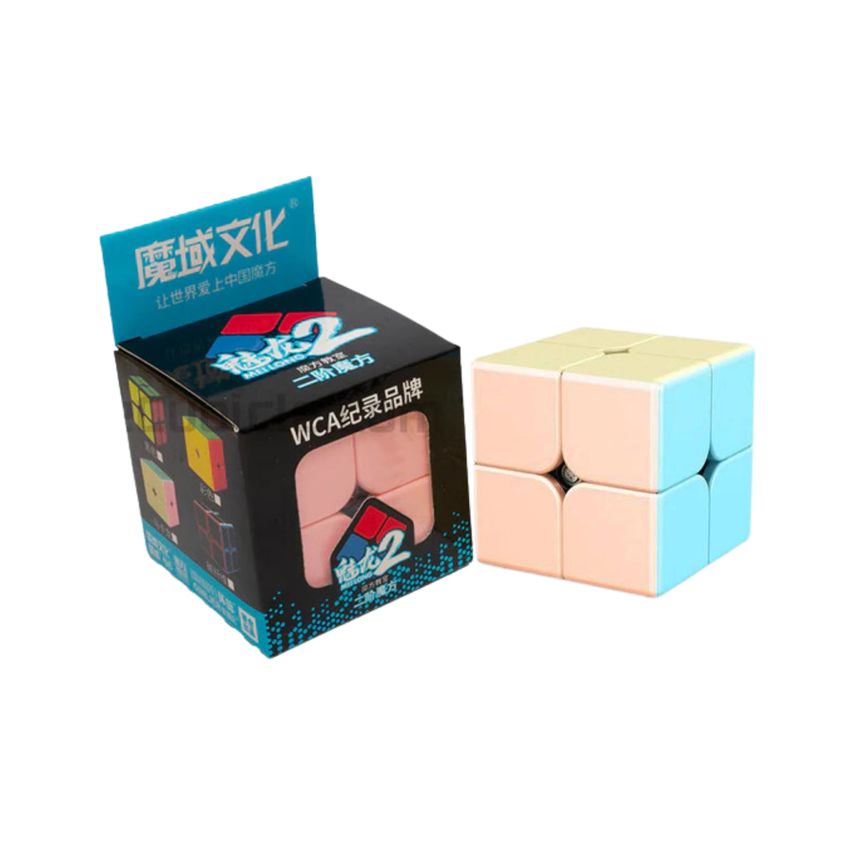 Oostifun MoYu Meilong 2x2 – Cube Magique Rapide Et Fluide, Casse-tête Stickerless Pour Débutants Et Pros