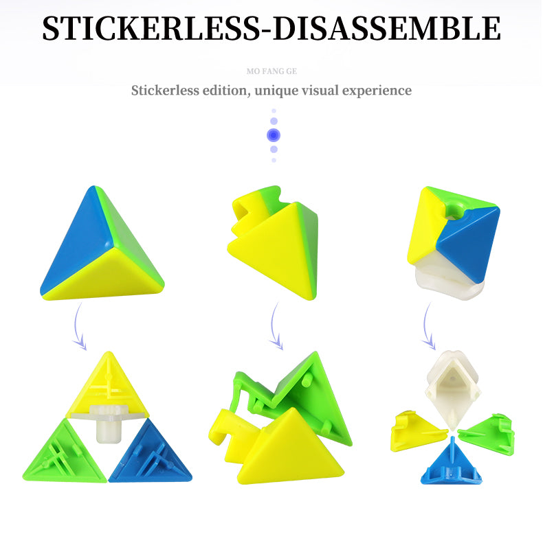 QiYi Master Pyraminx Stickerless Speedcube – Cubuzzle