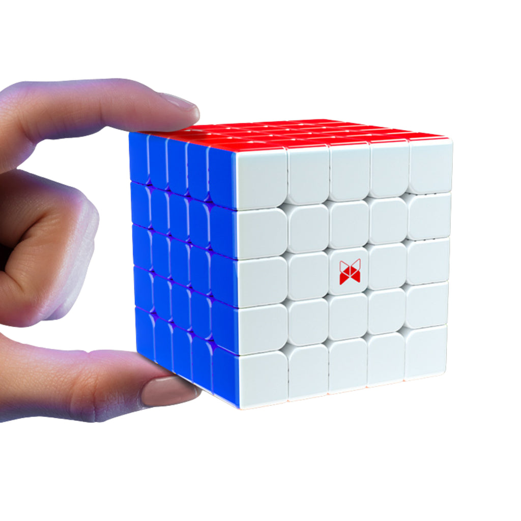 QiYi XMD Hong 5x5 Stickerless Magnetic Speedcube-Cubuzzle