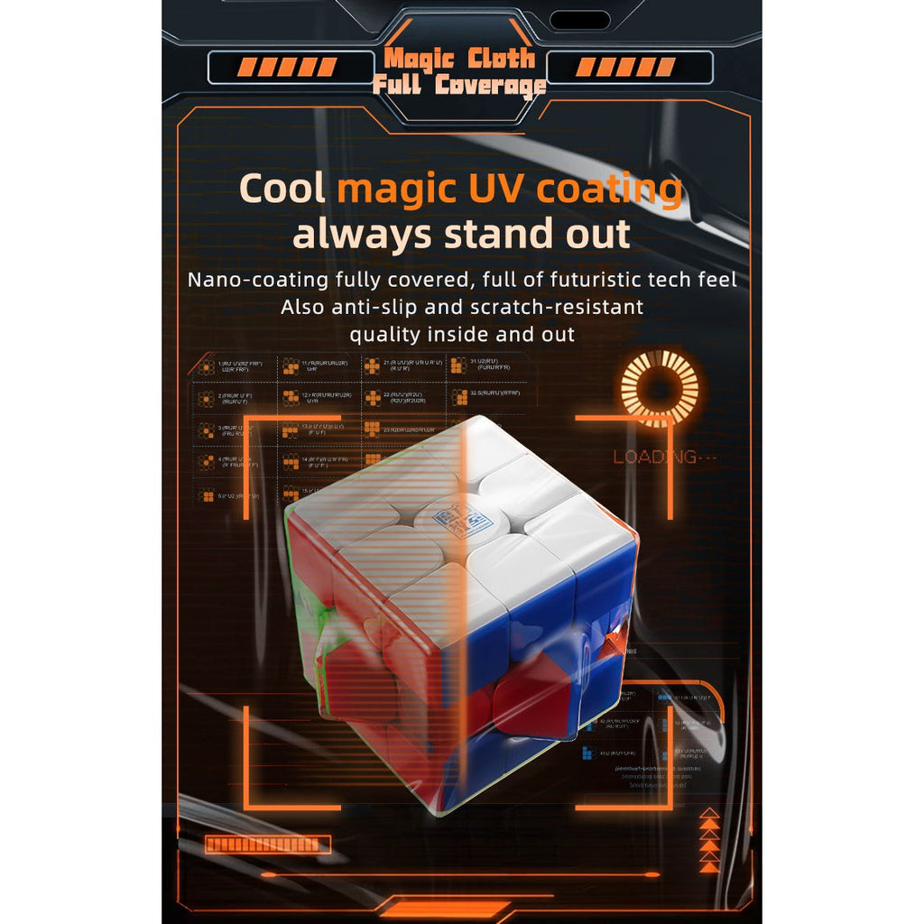 MoYu Meilong 3M V2 UV Coated Version Magnetic Speedcube-Cubuzzle