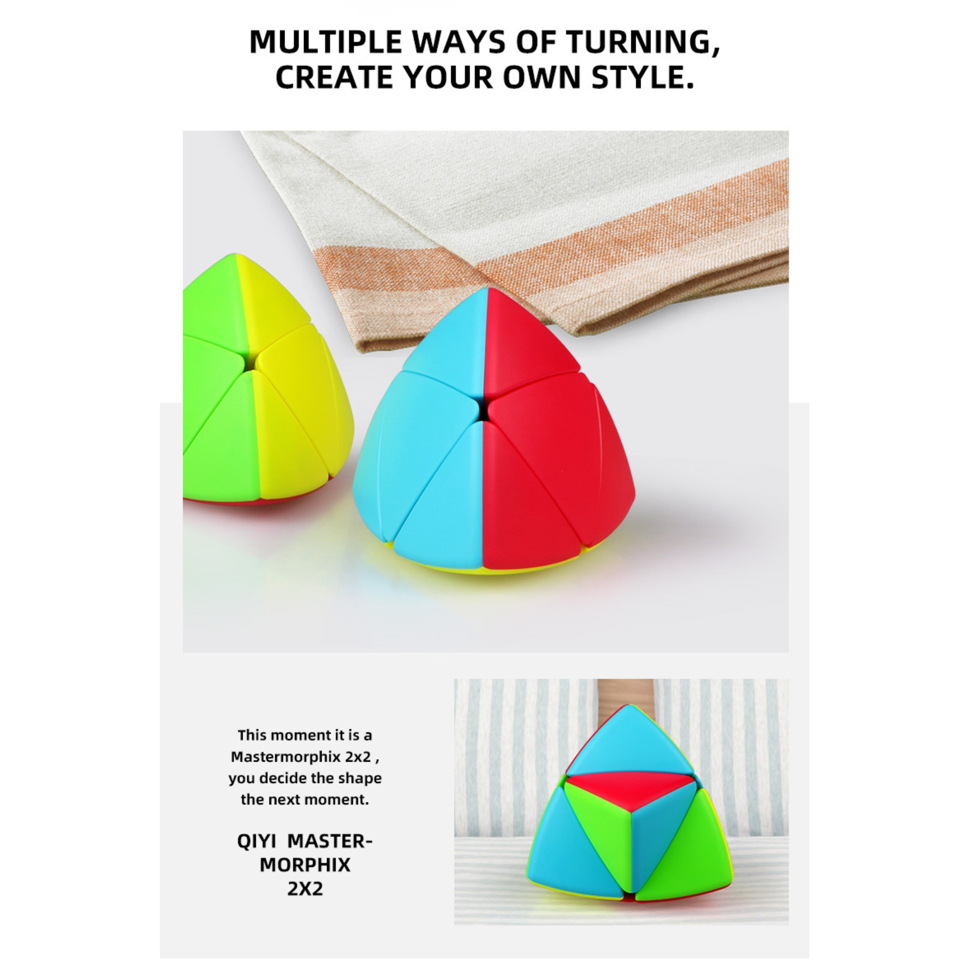 Mastermorphix Qiyi 2x2 Mastermorphix Pyramorphix Cube – Cubuzzle