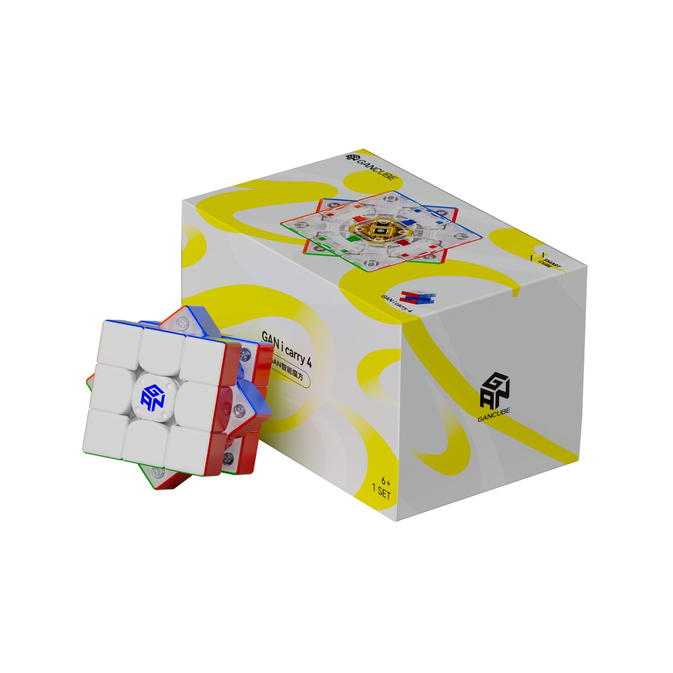 GAN i Carry 4 Frosted Magnetic Smart Bluetooth Speed Cube Latest 2026 ...
