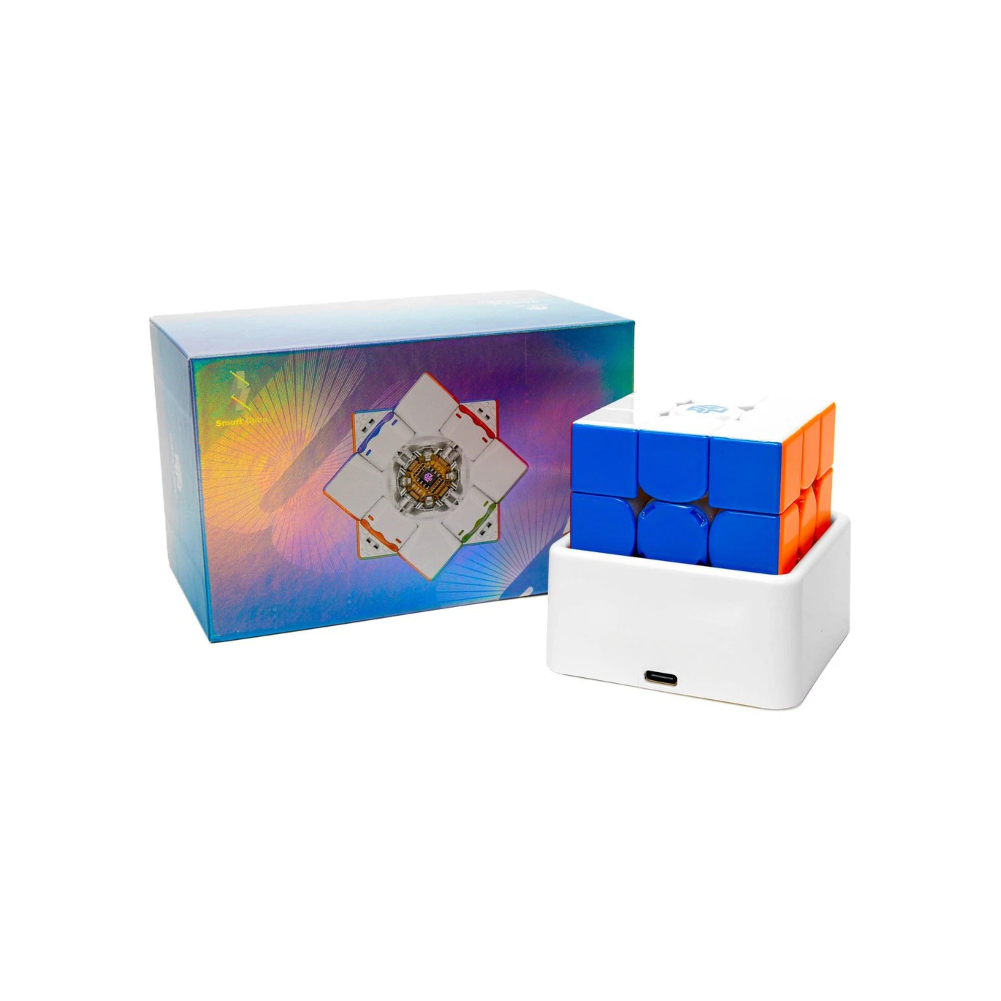 GAN 356 i Carry2 Smart Cube 10e Verjaardag Speciale Editie, 3x3 Magnetische Speed Cube Magic Cube met 700 Uur Batterijduur en Real-Time Tracking Online met App GAN 356 i Carry2 Smart Cube 10e Verjaardag Speciale Editie, 3x3 Magnetische Speed Cube Magic Cube met 700 Uur Batterijduur en Real-Time Tracking Online met App