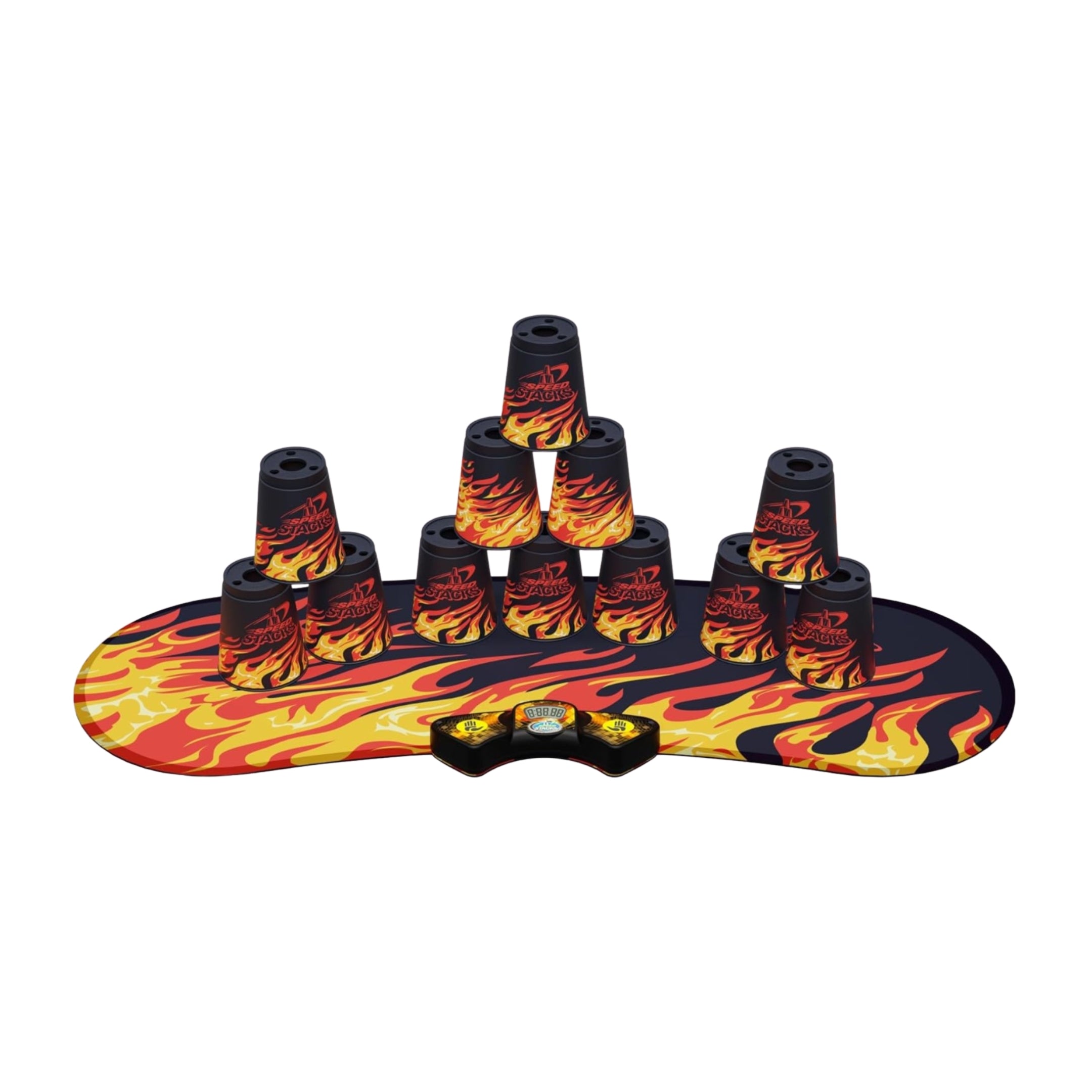 Rock Queen Mat Stack Speed Stacks G5 Mat Black Flame – Cubuzzle