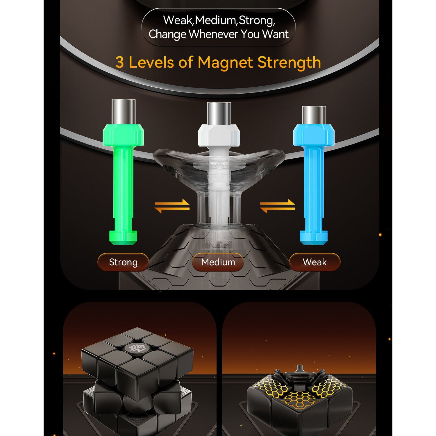 GAN 15 Maglev UV 3x3 Magnetic Speedcube - Latest 2024! – Cubuzzle