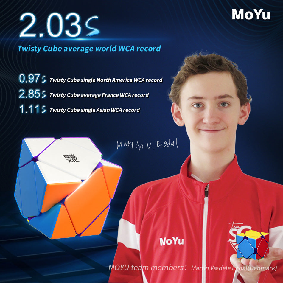 MoYu RS Skewb Magnetic Latest Version Stickerless Speedcube-Cubuzzle