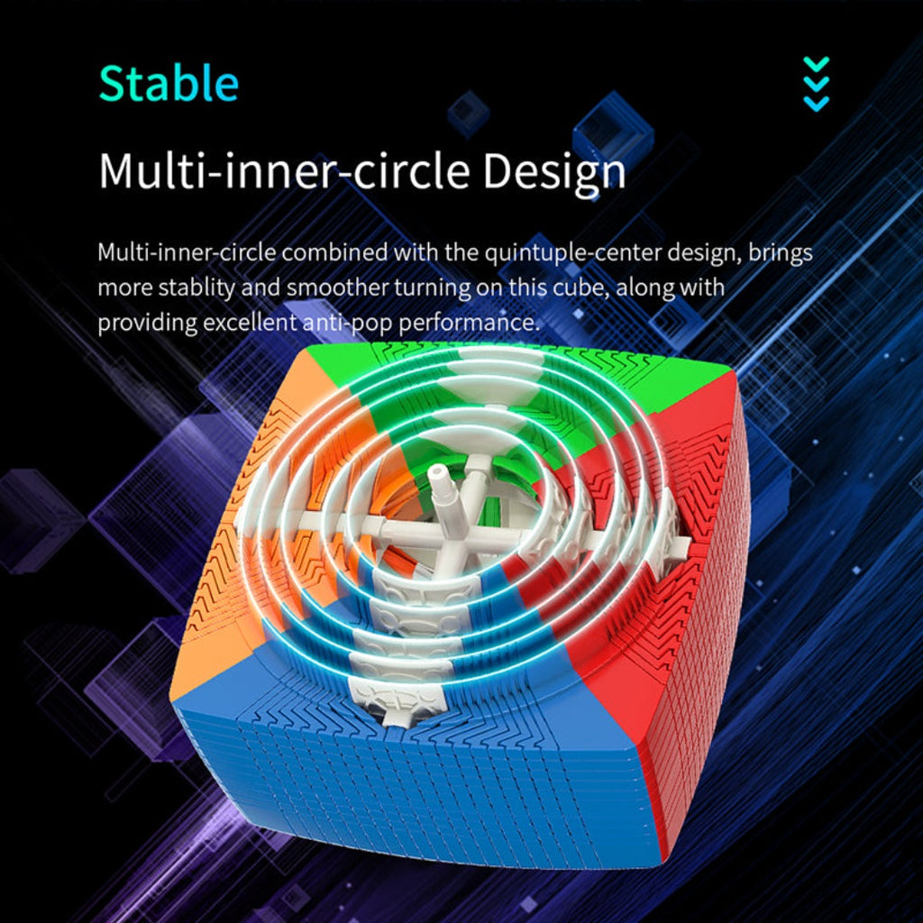 MoYu 21x21 STICKERLESS NON-MAGNETIC SPEEDCUBE – Cubuzzle
