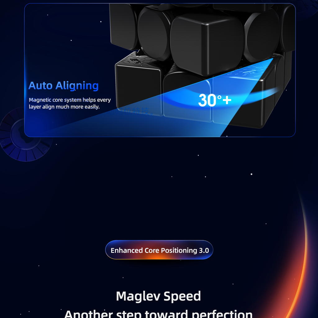GAN 13 M Maglev UV 3x3 Speedcube - LATEST 2022! - Cubuzzle