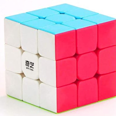 Qiyi Warrior S 3X3 Non Magnetic Speedcube Stickerless Cube - Cubuzzle
