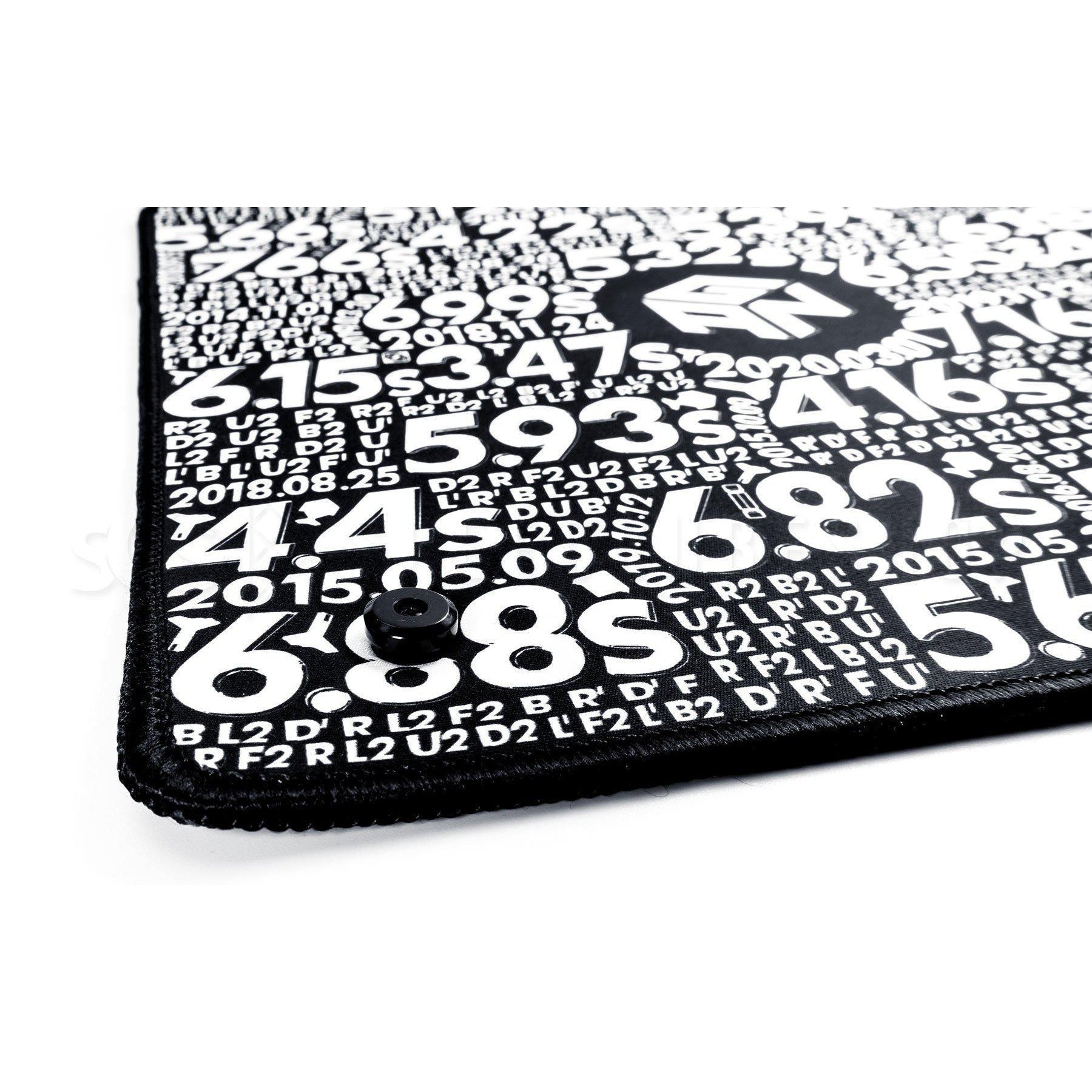 GAN Timer Mat with Plastic Connectors (Black) for GAN Smart Timer - 12 x 12 inch - Cubuzzle