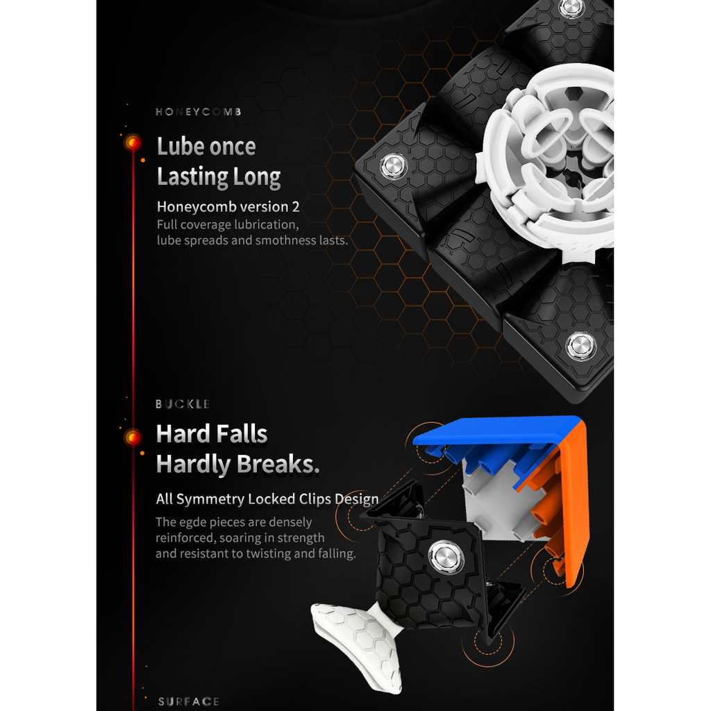 Lite & Lube Combo Pack-Includes: GAN 356 M Lite 3x3 Magnetic Speedcube & GAN Lube I - Maintenance - Cubuzzle