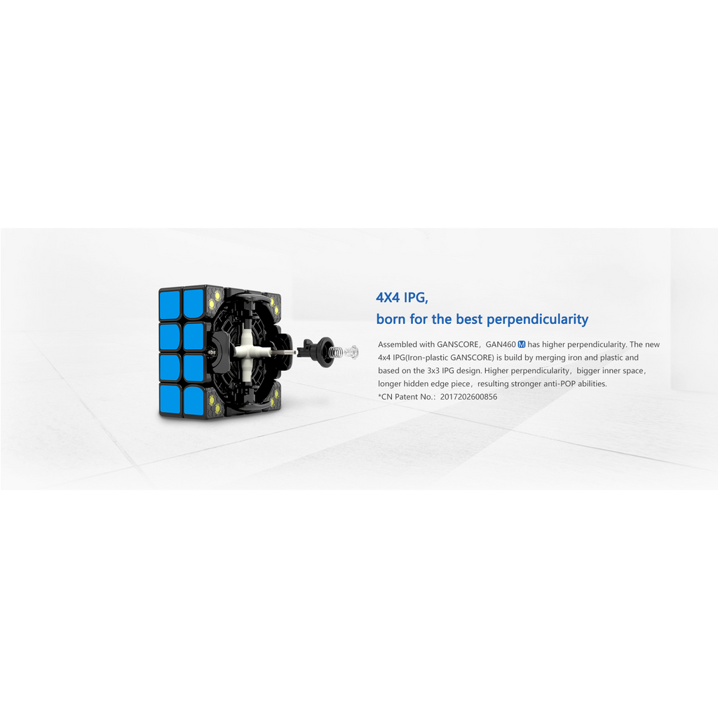GAN 460 M Stickerless - 4x4 Magnetic Speedcube - Cubuzzle