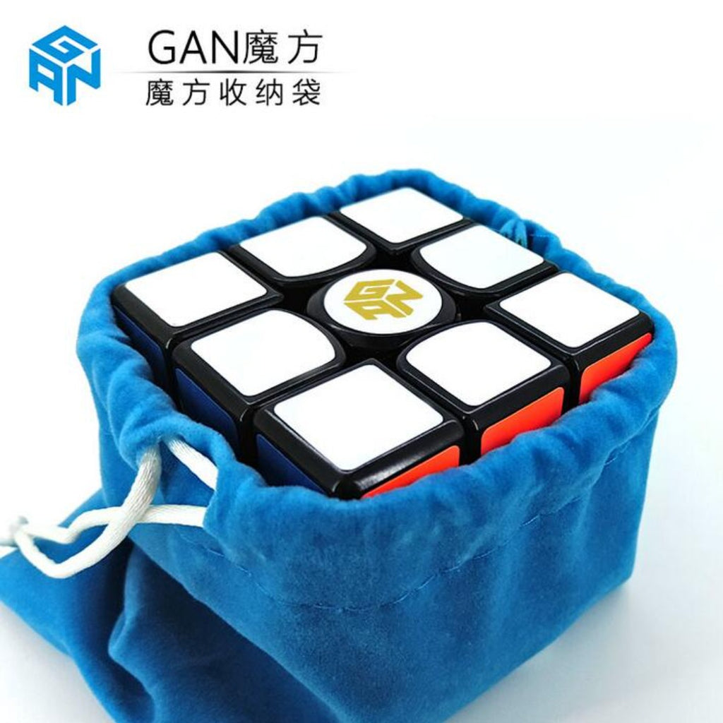 GAN Cube Storage Bag - Blue - Keep Your Cubes Safe & Secure - Cubuzzle
