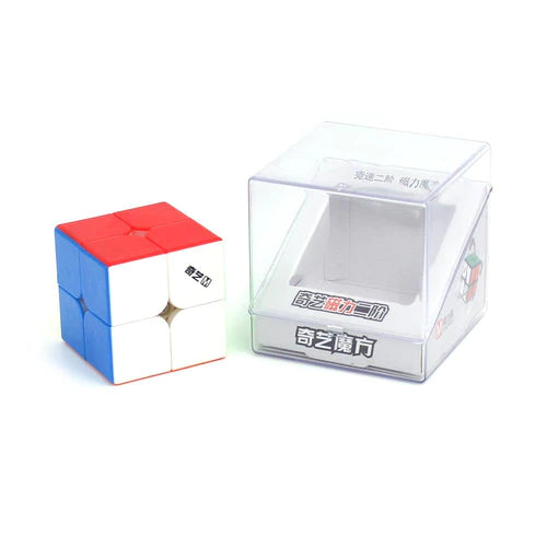 Qiyi MS 2X2 Magnetic Speedcube Stickerless Cube - Cubuzzle