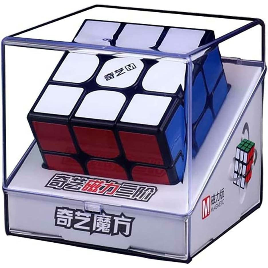 Qiyi MS 3X3 Magnetic Speedcube Stickered Cube - Cubuzzle