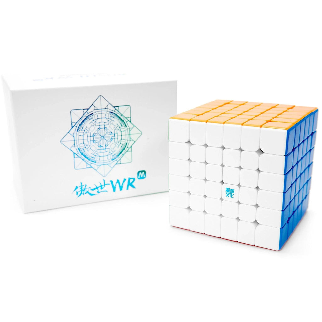 MoYu AoShi WR M 6x6 Latest 2022 Version Magnetic Speedcube Stickerless Cube - Cubuzzle