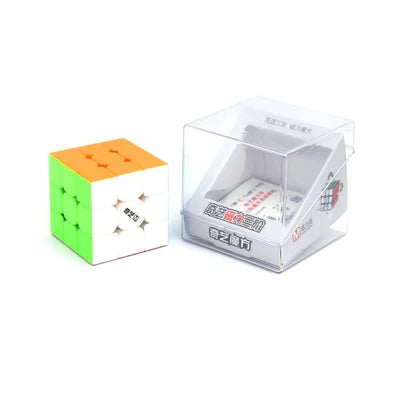 Qiyi MS 3X3 Magnetic Speedcube Stickerless Cube - Cubuzzle