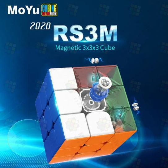MoYu RS3M 2020 3x3 Magnetic Cube Stickerless - Cubuzzle