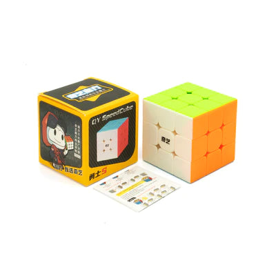Qiyi Warrior S 3X3 Non Magnetic Speedcube Stickerless Cube - Cubuzzle