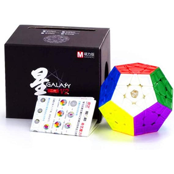 Qiyi x-Man Galaxy V2 M Megaminx XMD Magnetic Speedcube Stickerless Cube - Cubuzzle