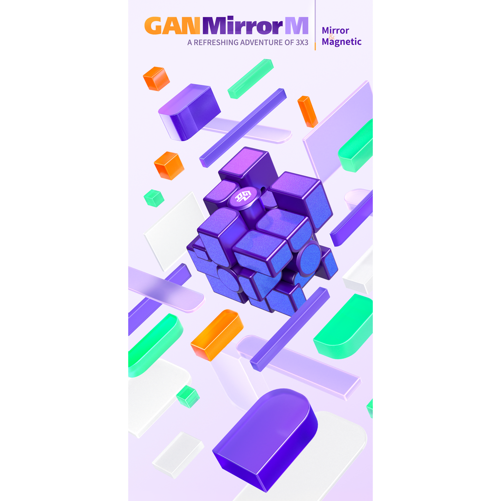GAN Aliens Combo Pack Standard: Skewb M, Pyraminx M, Mirror Cube M Purple - Cubuzzle