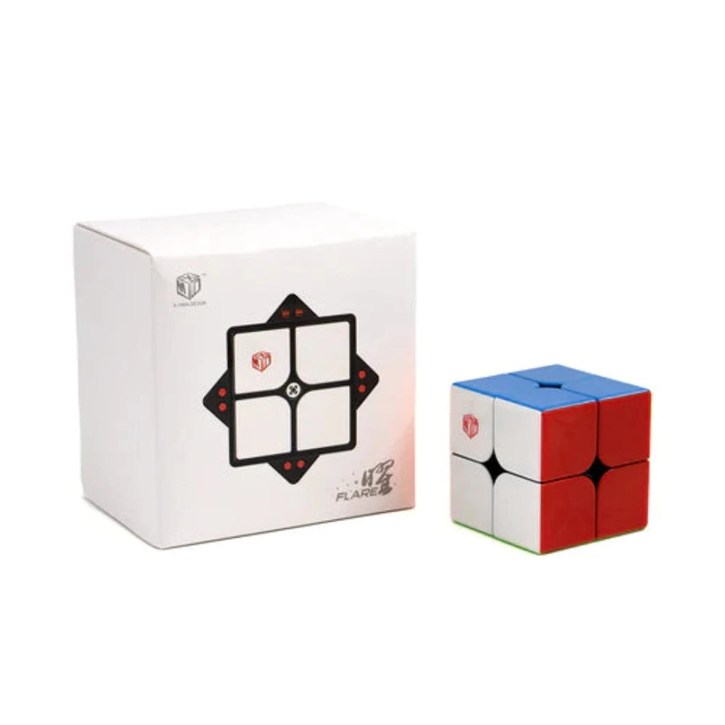 Qiyi X-Man Flare 2x2 XMD Magnetic Speedcube Stickerless Cube - Cubuzzle