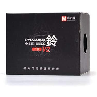 Qiyi X-Man Bell V2 Pyraminx XMD Magnetic Speedcube Stickerless - Cubuzzle